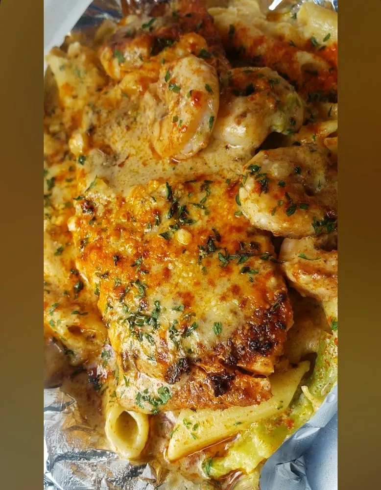 Salmon Alfredo